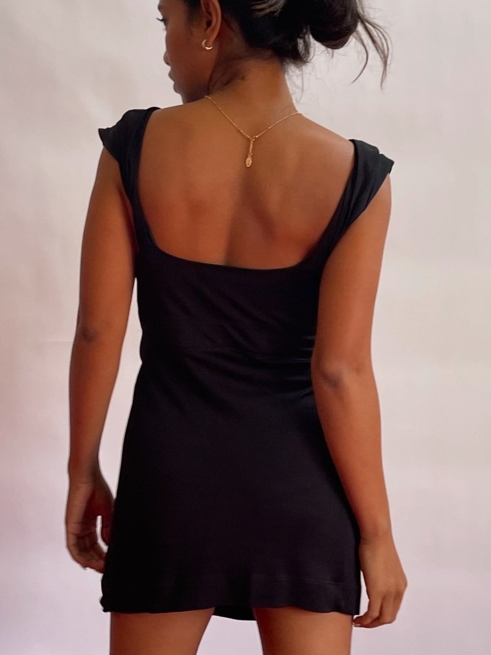 Vivienne Westwood Anglomania Cowl Neck Mini Dress SS14 M NWOT
